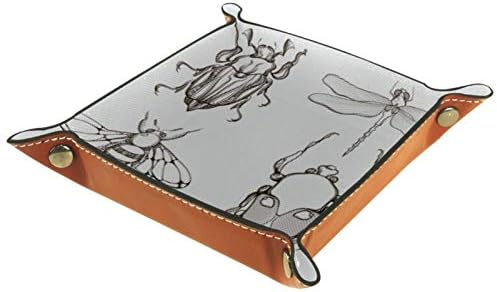 Лиетни Различни Инсекти Кутија За Складирање Држач За Бонбони Сарафани Десктоп Организатор За Складирање Погодно За Патување, 16х16см