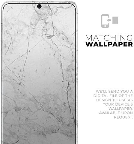 Дизајн Скинц Испукана Мермерна Површина 2 Заштитна Обвивка Од Винил Налепници Обвивка На Кожата Компатибилна Со Samsung Galaxy S20