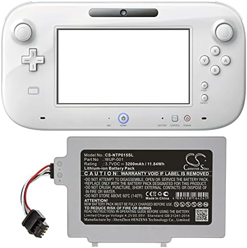 Камерон Сино нова замена батерија одговара за Nintendo Wii U GamePad WUP-001