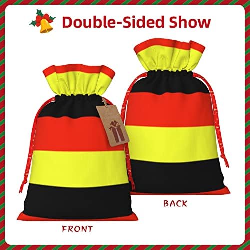 Жици Божиќни Торби За Подароци Германско-Знаме-Германија Претставува Торби За Завиткување Божиќни Вреќи За Завиткување Подароци Торбички Средни