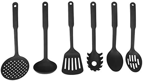 Алабам 6 парчиња најлонски кујнски алатки поставени алатки за готвење прибор за лажици
