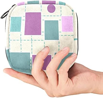 Орјуекан санитарна торба за складирање на салфетка, преносна менструална подлога вреќи со патенти, торбичка за складирање на