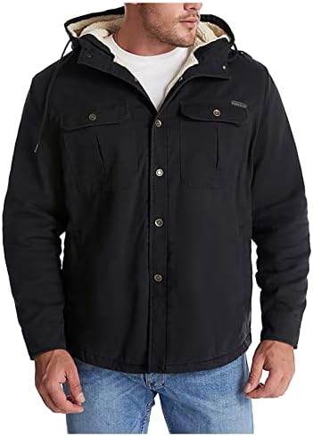Кожна јакна за реклами за мажи, трендовски излегувајќи зима плус палто со големина на мажите со долга ракав со средна тежина на ветерно -јакна