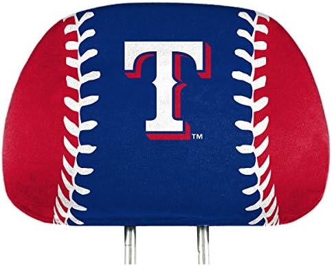 FanMats MLB - Тексас Ренџерс печатен капакот на потпирачот за глава