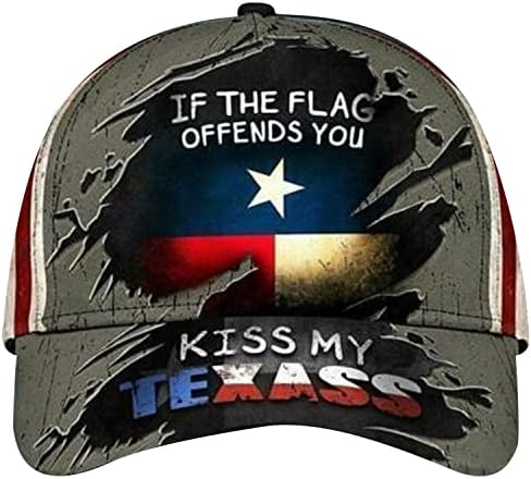 Ако знамето ве навреди, го бакнувате мојот Тексас Класик Кап Тексас Флејд Патриот Класик Хет Тексас loversубители на бејзбол капа,