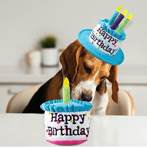 УСХАНГ ПЕТ ГОЛЕМИ ДОГОВОРНИ КАРТИЧКИ ТАКИ Играчки, Среќен роденден во облик на пискави кучиња играчки за средни и големи кучиња