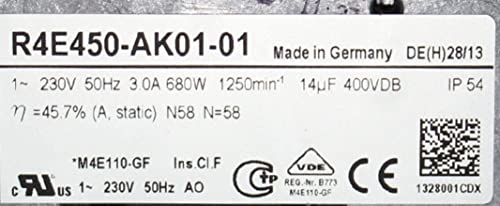 R4E450-AK01-01 230V 3.0A 680W 1250rpm