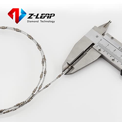 Z-Leap 2,2 mm дијамантска жица пила супер тенка рударска јаже пила за сечење мермер гранит бетонски камен-1 метри/лот