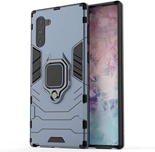 Galaxy Note 10 Case, Dooge Dual Layer Ultra Thick Procproof Protective Bumper Armour Case Вграден 360 ротирачки држач за прстен