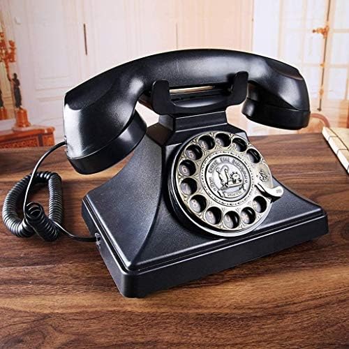 KLHHG Телефони и додатоци стари антички телефонски ретро -земјиште фиксна канцеларија Телефонска канцеларија Телефонска ротација