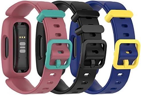 ECSEM Замена Бендови Компатибилен Со Fitbit Ace 3 Паметен Часовник, Мека Силиконски Часовник Бенд за Fitbit Кец на Десетка 3 За Деца