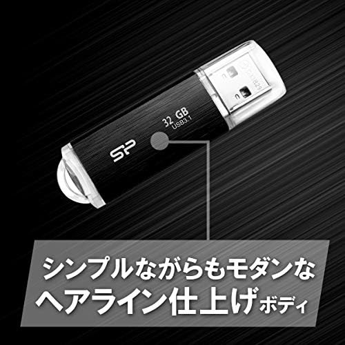 Силиконска Моќност 32gb Блаже Б02 USB3. 1 Флеш Диск Црна