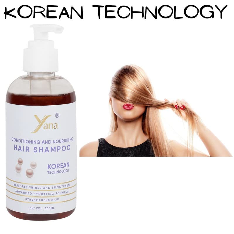 Јана шампон за коса со корејска технологија билки Шампони и балсами за паѓање на косата