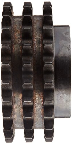 AMETRIC® 3042B37 METRIC 3042B37 ISO 08B-3 HUB Steel Sprocket 37 Заби за Ametric® No. 3042 Triple Strand Chain со, 12,7 mm терен, 7.75mm ролери