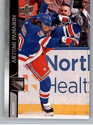 2020-21 Горна палуба серија 1 хокеј 122 Артеми Панарин Newујорк Ренџерс Официјална УД НХЛ Трговска картичка