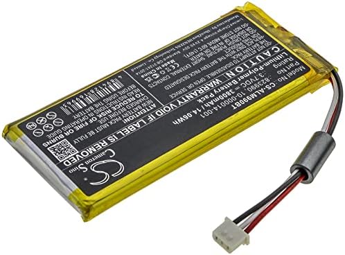 7800mAh Батерија за замена за ADT панел паметни работи, 2GIG GC3 панел, SP1-GC3, GC3E панел, погоден дел бр. 823990,10-000014-001