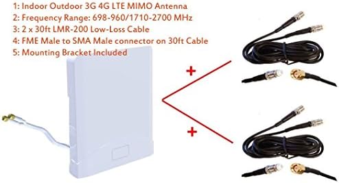 3G 4G LTE затворен опсег на отворено Мимо Антена за DIGI 6350-SR 6350 6350SR LTE рутер