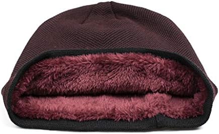 Зима? Ениа капи за мажи жени преголеми буги топло руно наредено плетено? Кул капаче мека топла капа
