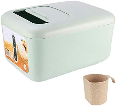 Намалена Кофа Со Ориз Со Вага Чаша Домашна Кујна Складирање Жито Запечатена Кутија За Ориз Корпа За Складирање Ориз