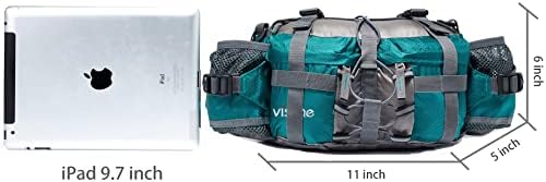 Виско отворено фано пакет за пешачење за риболов торба за половината 2 држач за шише со вода лумбален пакет