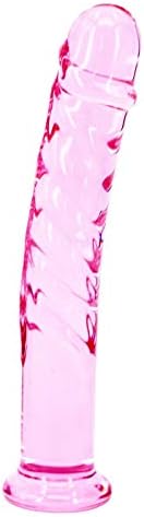 Приклучок за анален задник на стакло дилдо, источно воодушевување на сензуалноста на розовиот стил кристал лични масовни играчки за возрасни секс играчки