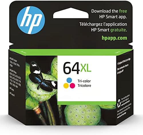 HP 64XL Tri-бои мастила + HP Premium Plus Photo Photo, сјајни, 25 листови, 8,5x11