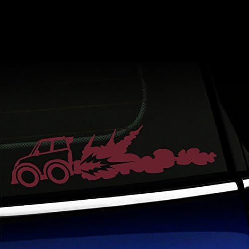 Уметнички рефлексија ракетен автомобил - винил декларација за Mini Cooper - Изберете боја - [Виолетова]