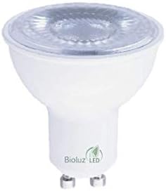 BIOLUZ LED 10 Пакет GU10 LED Светилки Затемнети 3000K Внатрешен Надворешен 50 Вати Халогена Сијалица Замена 500 Лумен УЛ Наведени