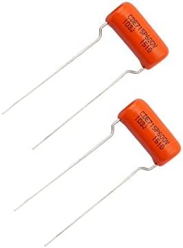 CDE Sprague портокалова кондензатори за капки тон капачиња полипропилен .01UF 715P 103J 600V за гитара или бас