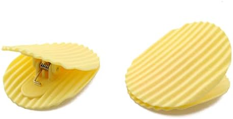 JCBiz 6 парчиња слатки чипови клипови кујна за складирање на чипс за чување чипс, запечатување за запечатување на торбички за заптивки