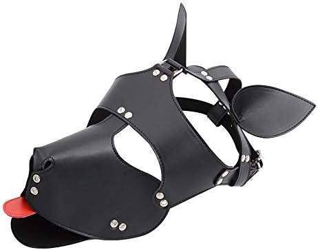 Onundon Dooggy Mask кученце маска за перформанси глава за Ноќта на вештерките маска кожа маска за мажи или жени