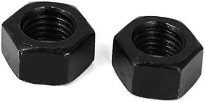X-Gree M14 јаглероден челик одделение 8 хексагон хексадецимален црна црна боја 10 парчиња (Tuerca Hexagonal Hexagonal de Grado 8 de Acero