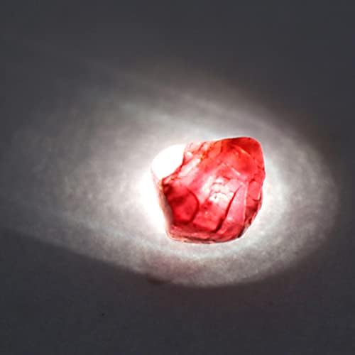 GemHub 2.30 Ct. Суров црвен груб природен кристал за лекување на спинел за повеќекратни намени