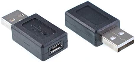 Oiyagai 2pcs USB машки до USB машки m/m родова менувач Адаптер спојка конвертор