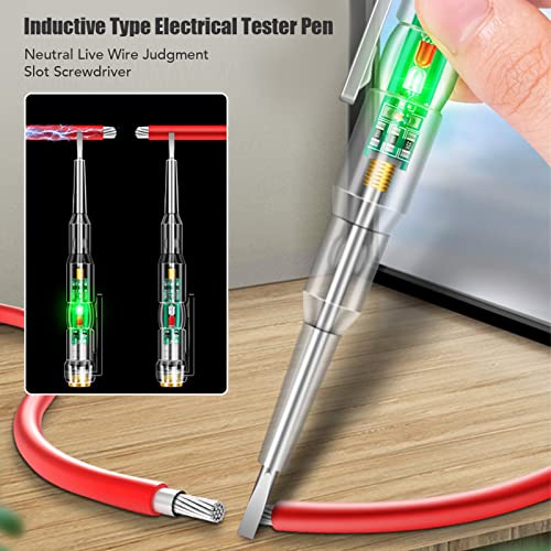 Алатка за електричен тест, индуктивно мултифункционално пенкало за електричен тестер за неутрална пресуда за жица во живо