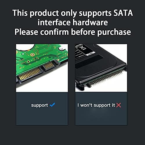 Конектори 2.5 инчи SATA USB 3.0 Надворешно HDD HARDSTORE HARD DRIST CASE SSD BOX Поддршка за приклучок за Windows Mac -