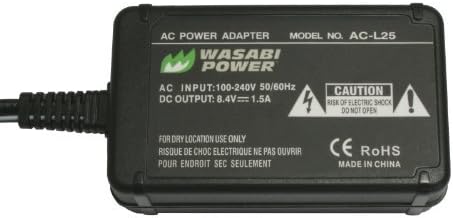 Wasabi Power AC адаптер и полнач за Sony Handycam DCR-DVD203, DCR-DVD205, DCR-DVD305, DCR-DVD308 серија