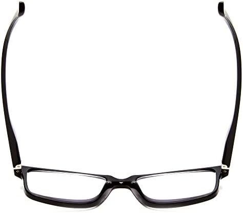 Очили за читање на правоаголник Calabria L2007 | Еден читатели на моќ за очила за мажи и жени 54мм | 3 рамка и 20 опции за напојување