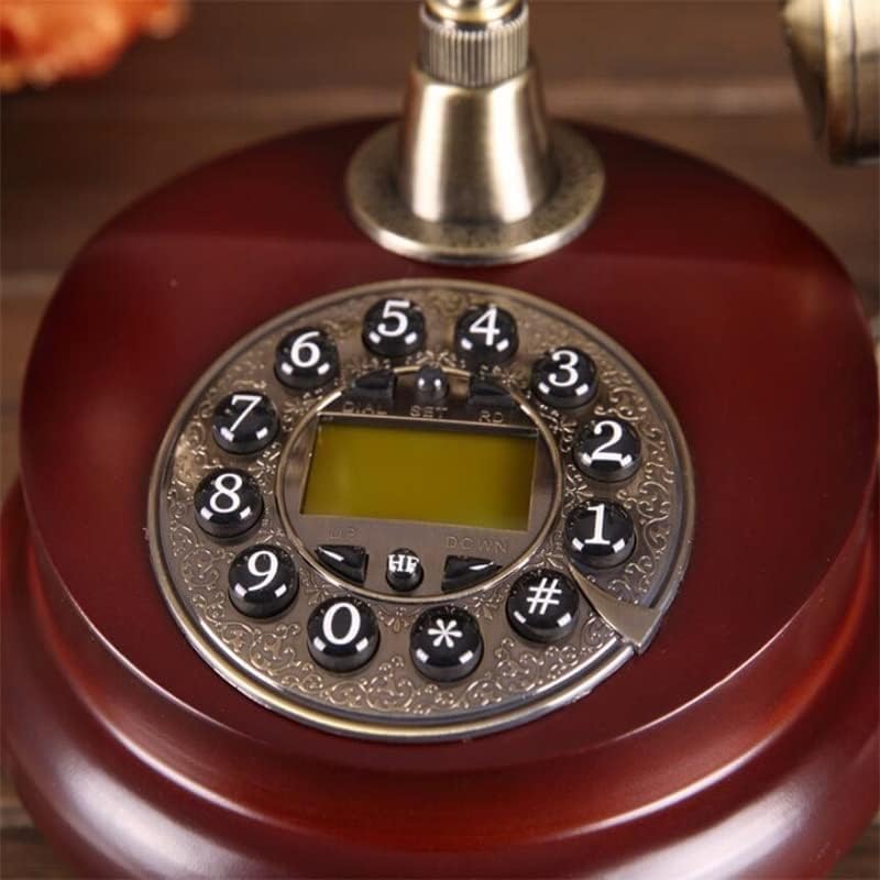 Gayouny Cordered Telefone Fixed Digital Retro Tephle Conte Dial Decorative Телефонски фиксни за домашни канцеларии за домашна канцеларија