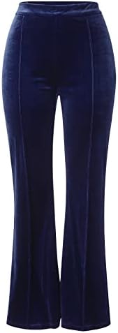 Дами хеланки за жени одблесоци Стенгни улични џемпери трендовски цврсти панталони во боја кадифни модни флуоресцентни женски панталони
