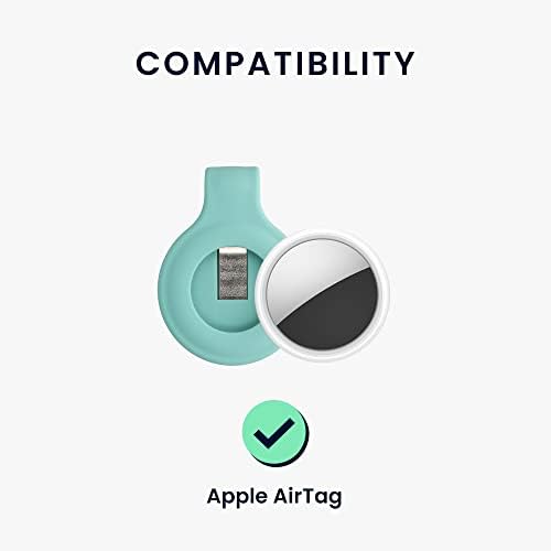 kwmobile Силиконски Клип Компатибилен Со Apple AirTag-Заштитен Силиконски Клип За Тракер-Нане