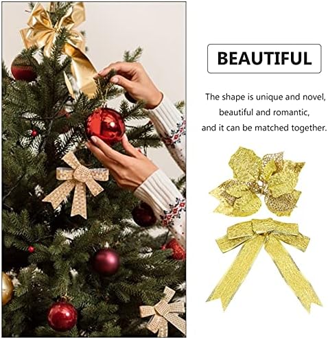 Fomiyes Сјајниот лак и цвеќиња од поинсетија, сјајни поинсетии Божиќни украси новогодишни украси за новогодишни украси Божиќни