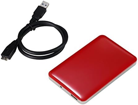BIPRA U3 2.5 инчен USB 3.0 FAT32 Пренослив Надворешен Хард Диск-Црвен