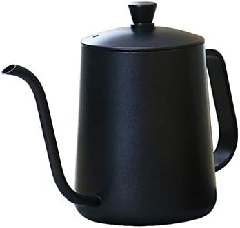 чајник задебелен црн не'рѓосувачки челик кафе капење котел бариста виси уво чајник со долга гушавост предводена од чај кафе сад за кафе