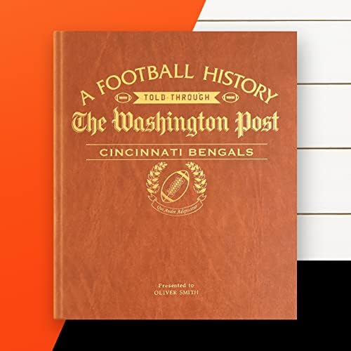 Подароци за потписи Персонализирана книга за историја на фудбалот - Подарок за спортски обожаватели - Про -фудбалска историја раскажана преку покривање на архиват?