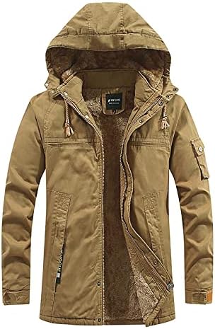 Лесна јакна за спортска јакна за мажи за мажи зимски качулки со ветерници со цврст ракав мек палто за школки