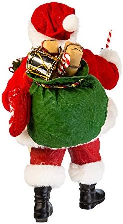 Курт Адлер 10,5 Фабриче Црна Дедо Мраз со листа и бонбони трска