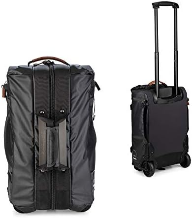 Шимода Рачен Валјак V2-21-инчен Водоотпорен Багаж Со Тркала Што Апсорбираат Удари ЗА DSLR, Камери Без Огледала, Леќи и Друга Опрема-Црна