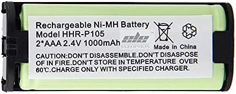 Сет од 3 HHR-P105 безжична телефонска батерија зелена 1000mAh