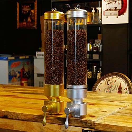 ФДИТ Wallид монтиран резервоар за складирање на грав, тркалезно транспарентно кафе грав, решетка за кафе, кафе, резервоар за